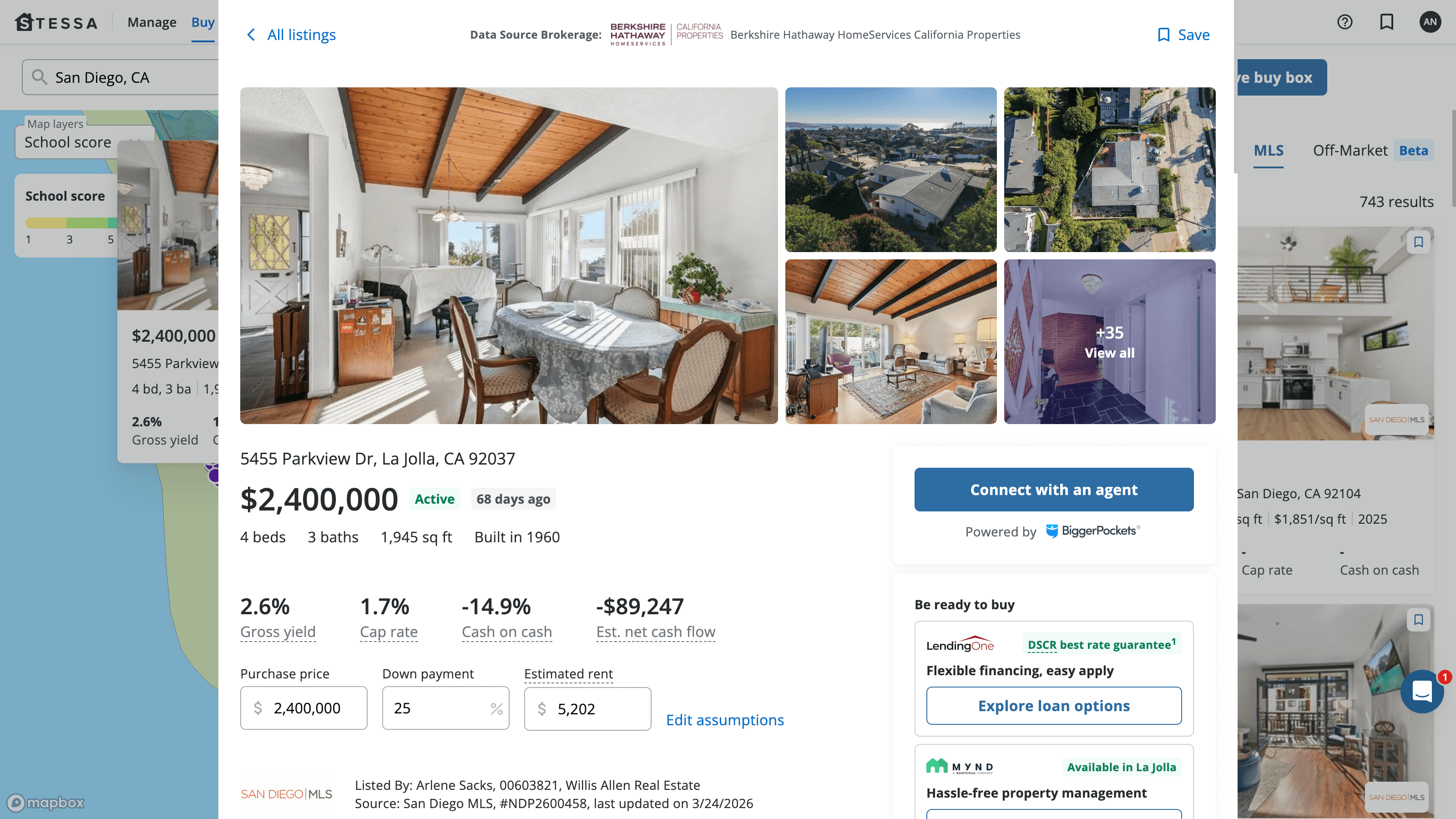 Property details page